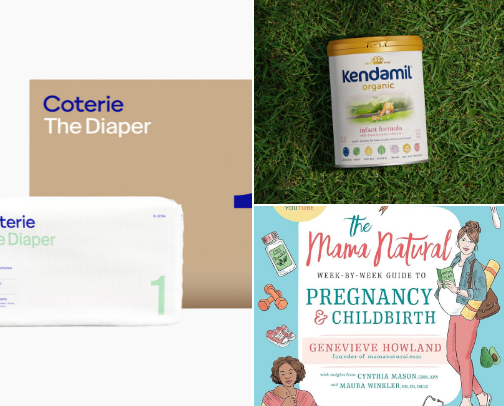 From prenatal to postpartum to baby/toddler recommendations 🩵🤰🏻🍼 cover photo collage