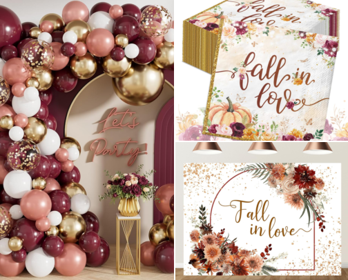 Falling In Love - Bridal Shower cover photo collage