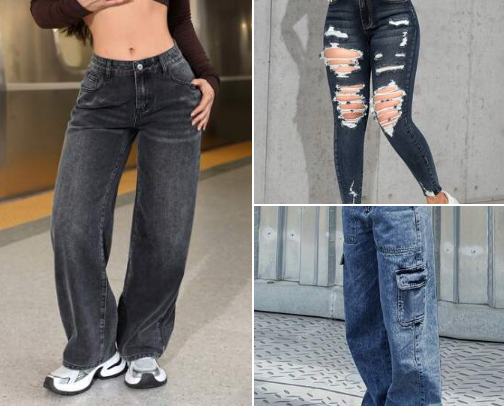 Jeans ,pants,shorts cover photo collage