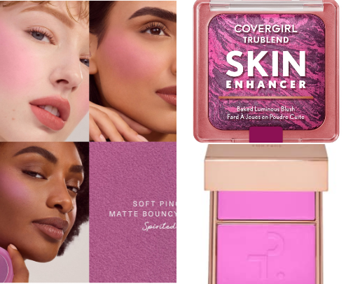 Purple & Burgundy Blushes in my Makeup Bag cover photo collage