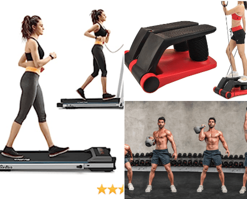 Fitness and Exercise cover photo collage