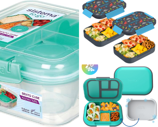 Lunch Box & Water Bottle Picks cover photo collage