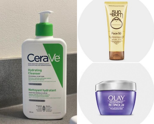 My affordable skincare cover photo collage