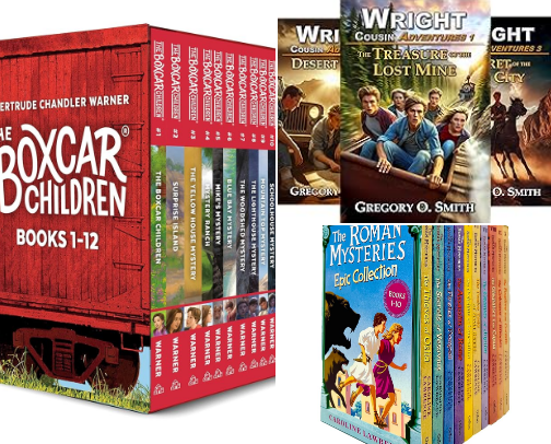 Books for Boys cover photo collage