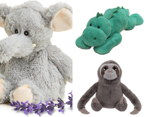 Weighted Stuffed Animals I Hold on the Couch When I Need a Hug cover photo collage