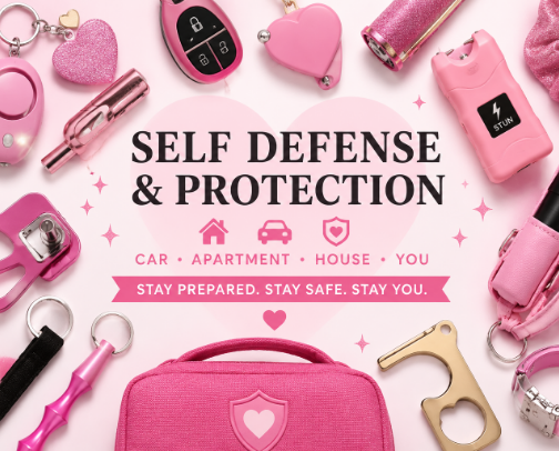 Hot girls know how to protect themselves cover photo collage