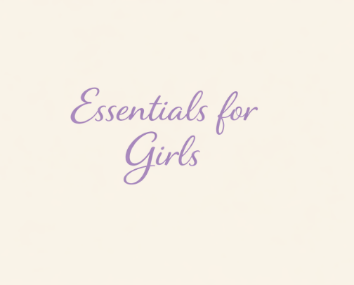 Essentials for Girls 🎀 cover photo collage