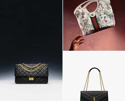 Handbags cover photo collage