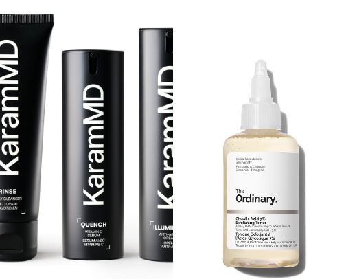 Skincare cover photo collage