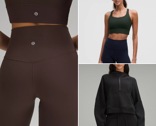 lululemon must have! cover photo collage