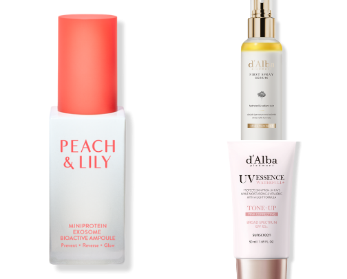 Skincare I Actually Use cover photo collage