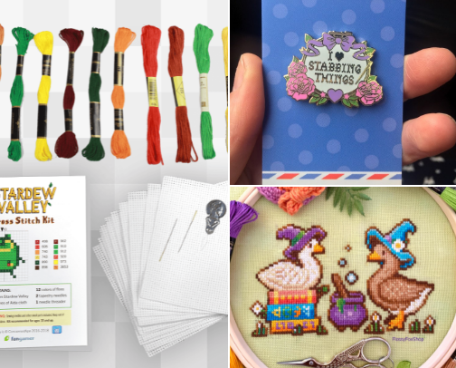 Let's Get Cross-Stitching: Everything you actually need (and is nice to have) as a beginner cover photo collage