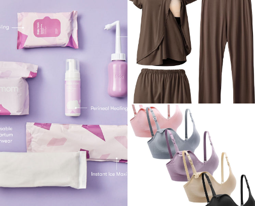 Mom must haves for newborns cover photo collage