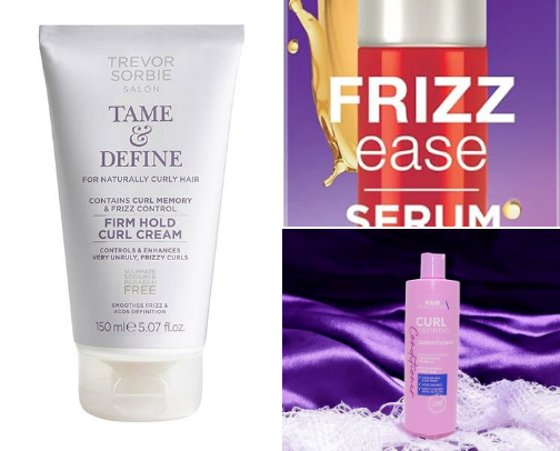 Products I love for my natural curly hair cover photo collage