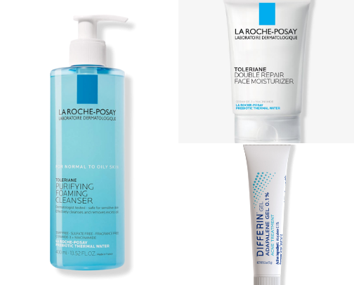Acne-Clearing Skincare Routine cover photo collage