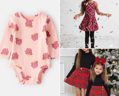 Kids clothes cover photo collage