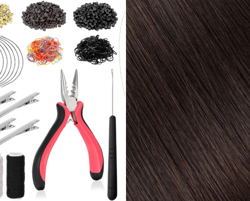 Hair Extensions cover photo collage