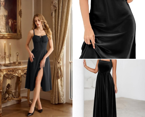 Vamp Romantic | Dark Feminine Style & Romantic Outfit Essentials. cover photo collage