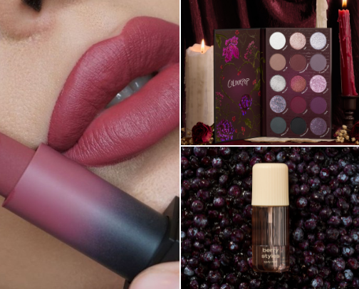 Berry Cozy Makeup Must-Haves for Fall & Winter cover photo collage