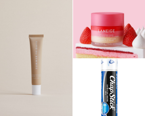 lip balm recs cover photo collage
