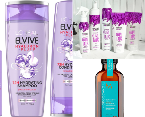 Hair care cover photo collage