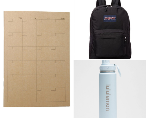 what’s in my college bag? cover photo collage