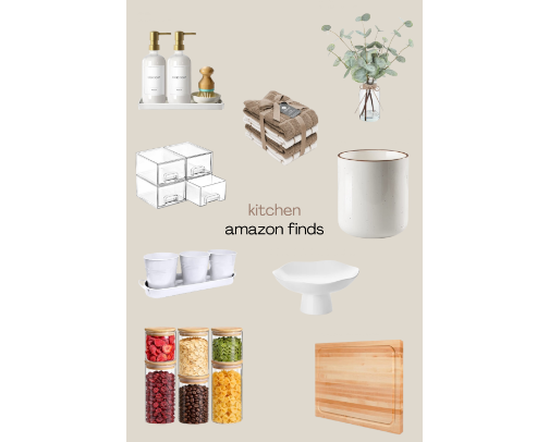 Kitchen Amazon Finds cover photo collage