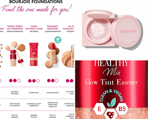 Make up like cover photo collage