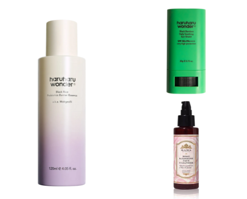 Skincare products for sensitive skin cover photo collage