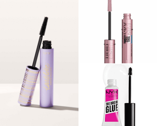 MASCARA AND EYEBROWS cover photo collage