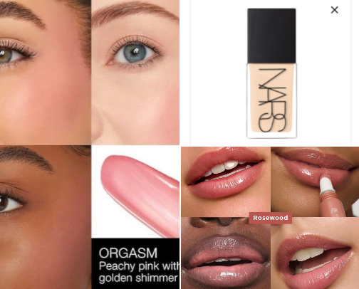 The Forever Makeup Shelf cover photo collage