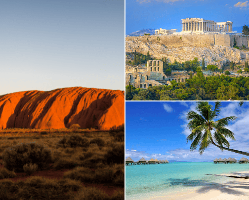 Destinations cover photo collage