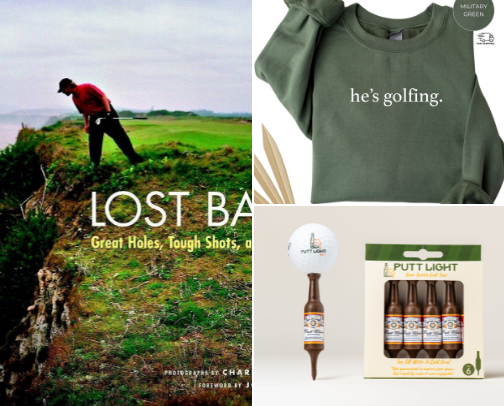 Golf Gift Guide & Golf Widows⛳️ cover photo collage