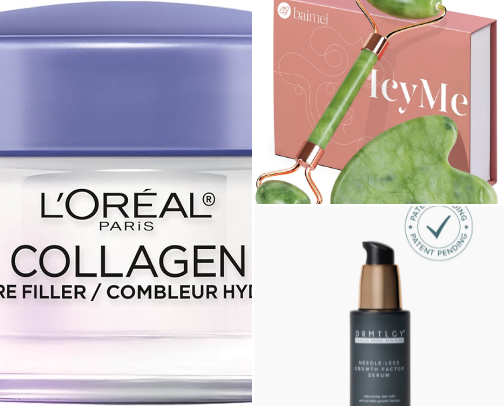 ✨ “My Simple Skincare Routine (What I Actually Use) cover photo collage