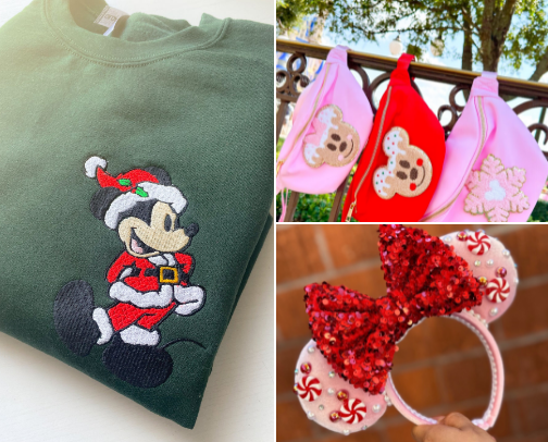 Disney Christmas holiday outfits for families cover photo collage