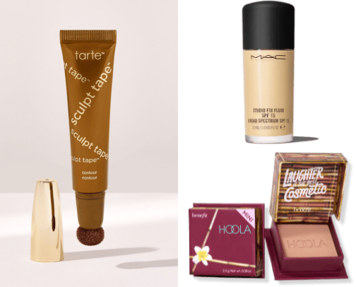 High-quality makeup products for daily routine cover photo collage