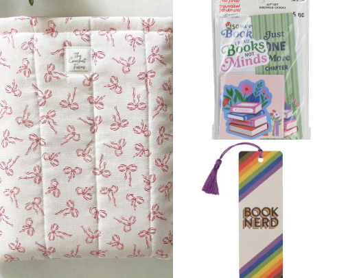 Bookish Items 📖 cover photo collage