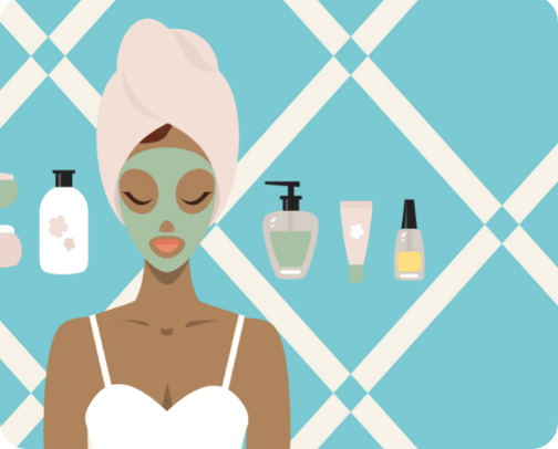 skincare 🧴 cover photo collage