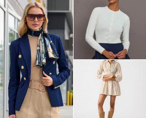 Spring selection clothes cover photo collage