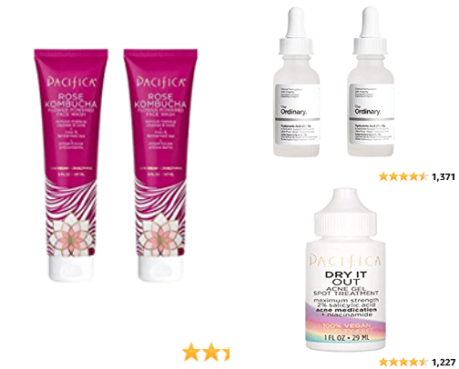 Beauty & Skincare cover photo collage
