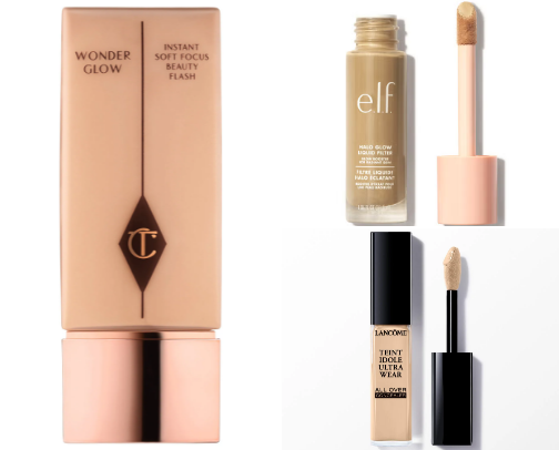 Glowy Makeup ✨️ cover photo collage