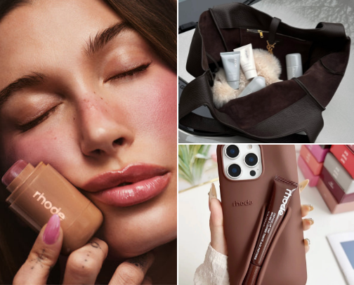 Start Your Holiday Glow with Rhode Skin ✨ cover photo collage