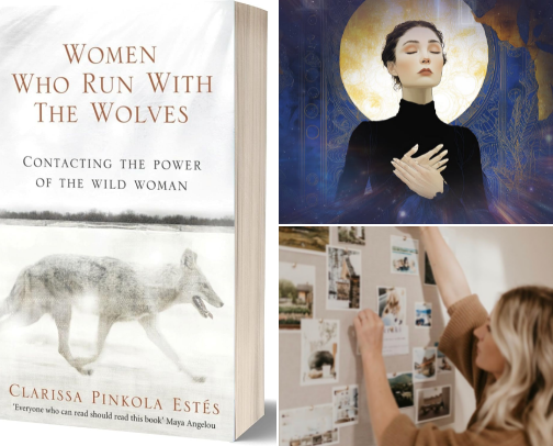 🐺 Women Who Run With the Wolves // The Wild Woman Toolkit cover photo collage