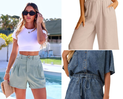 European summer outfit staples cover photo collage