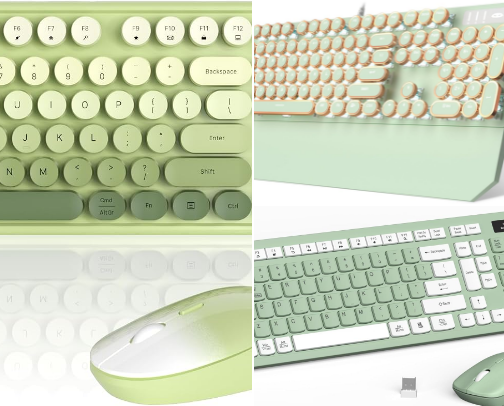 WFH Green Girlies Must Haves 💻 🤑💚 cover photo collage