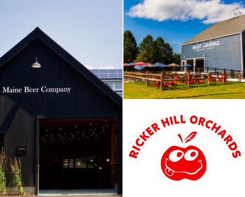 Craft Beer Spots in Maine cover photo collage