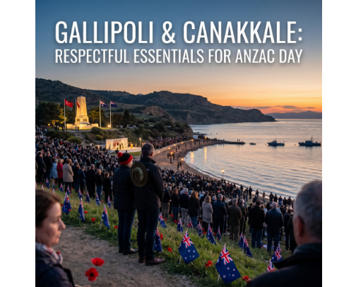 Gallipoli & Canakkale: Respectful Essentials for Anzac Day Pilgrims cover photo collage