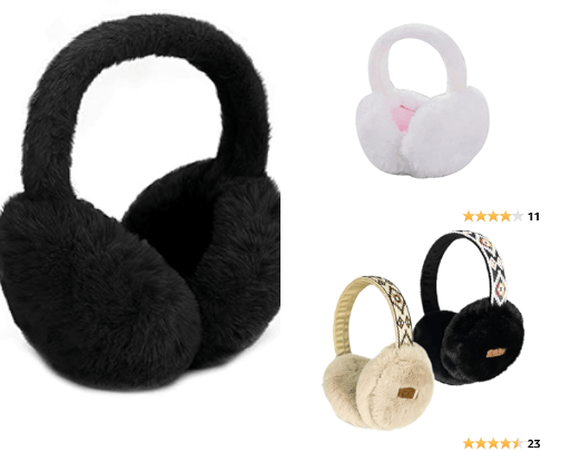 ear warmers cover photo collage