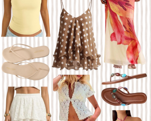 Amazon summer trending clothes cover photo collage