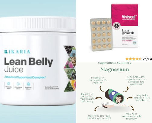 Wellness Supplements cover photo collage